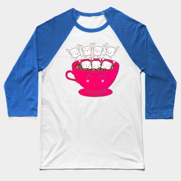 Marshmallow fun! Baseball T-Shirt by Plushism